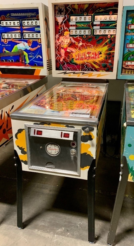 VULCAN CLASSIC PINBALL MACHINE GOTTLIEB 1977
