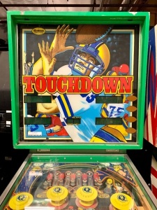 TOUCHDOWN PINBALL MACHINE PREMIER 1984