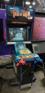 THE HOUSE OF THE DEAD UPRIGHT PED ZOMBIE SHOOTER ARCADE GAME SEGA