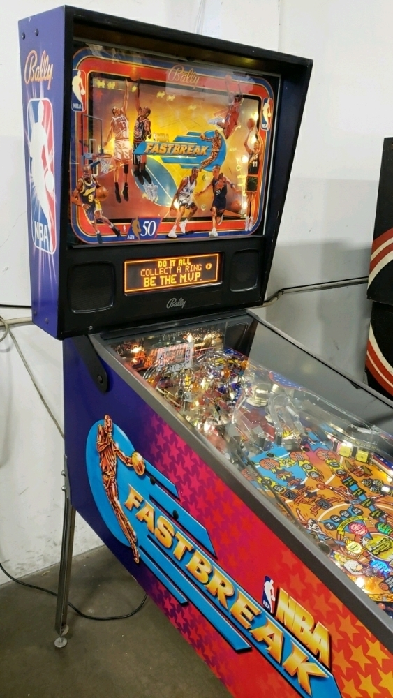 NBA FASTBREAK PINBALL MACHINE BALLY 1997