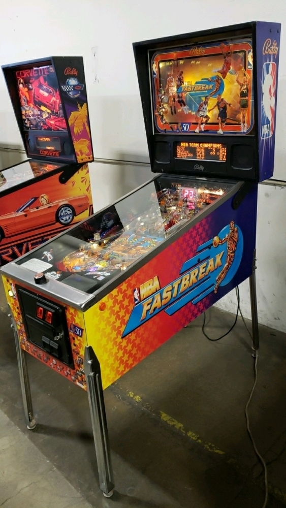NBA FASTBREAK PINBALL MACHINE BALLY 1997