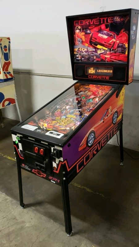 CORVETTE CLASSIC PINBALL MACHINE BALLY 1994