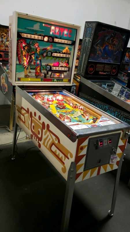 AZTEC CLASSIC ELECTRO MECHANICAL PINBALL MACHINE WILLIAMS 1976