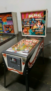 BIG DEAL PINBALL MACHINE WILLIAMS PROJECT GAME