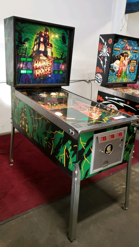 HAUNTED HOUSE PINBALL MACHINE GOTTLIEB 1982