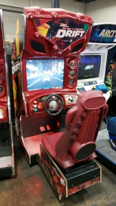 DRIFT DEDICATED RED CAB SITDOWN RACING ARCADE GAME #2