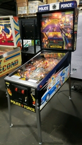 POLICE FORCE CLASSIC PINBALL MACHINE WILLIAMS