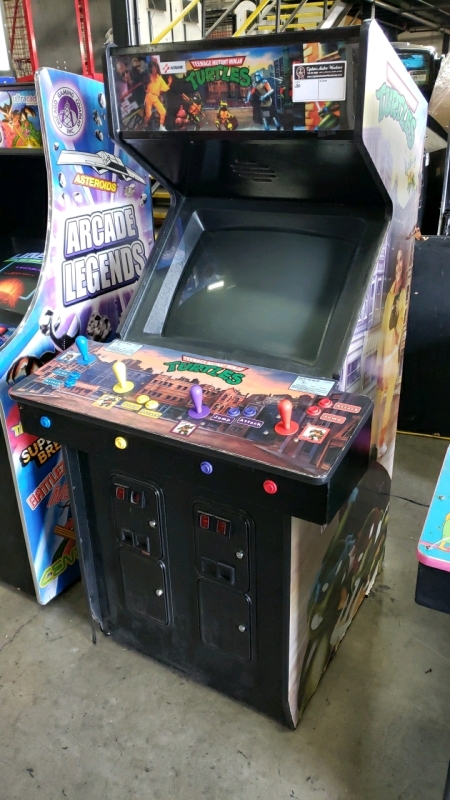 TEENAGE MUTANT NINJA TURTLES 4 PLAYER ARCADE GAME