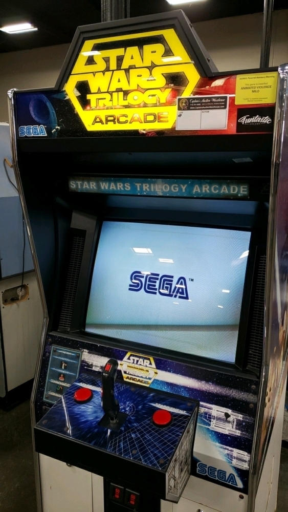STAR WARS TRILOGY UPRIGHT ARCADE GAME SEGA