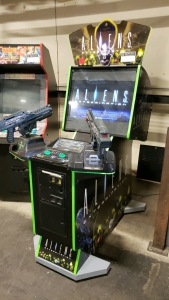 ALIENS EXTERMINATION LCD FIXED GUN SHOOTER ARCADE GAME GLOBAL VR