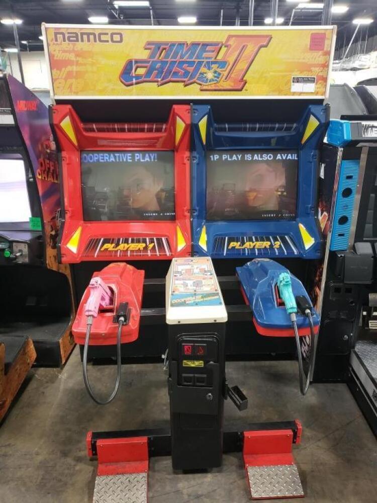TIME CRISIS II DUAL GUN ARCADE GAME NAMCO
