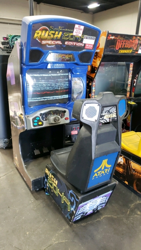 RUSH 2049 SITDOWN RACING ARCADE GAME PROJECT