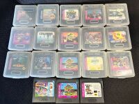 SEGA Game Gear lot + Carrying Case with 18 Games - 2