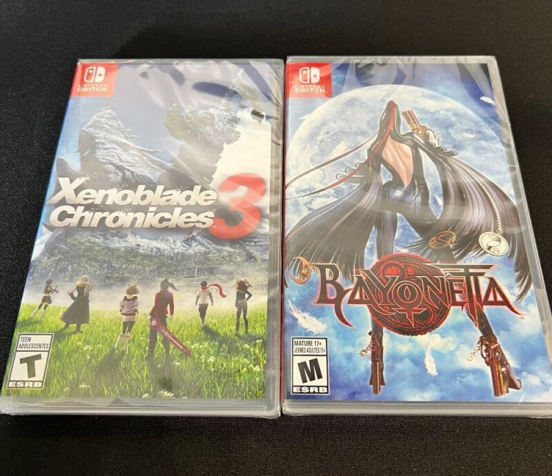 Xenoblade Chronicles 3 + Bayonetta | Brand New Sealed Nintendo Switch 2 game lot
