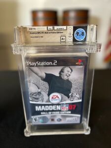 Madden 07 Hall of Fame Edition WATA A+ 9.8