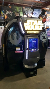 STAR WARS BATTLE POD FULL SIZE DELUXE ARCADE GAME NAMCO