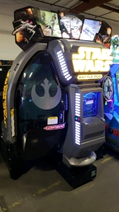 STAR WARS BATTLE POD FULL SIZE DELUXE ARCADE GAME NAMCO