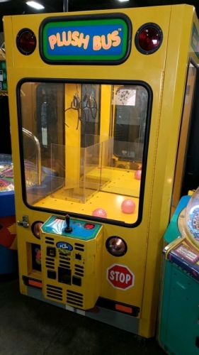 40" PLUSH BUS CLAW CRANE MACHINE ICE