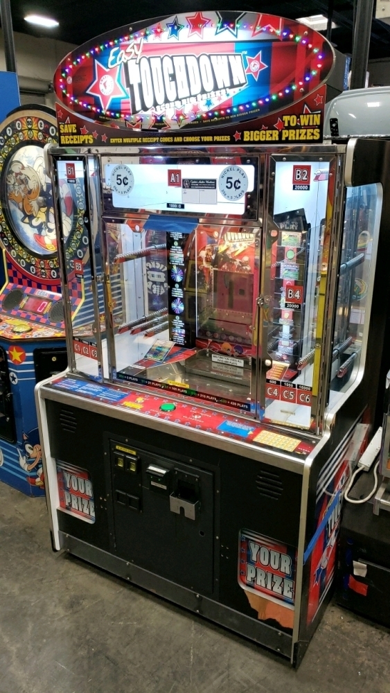 EASY TOUCHDOWN PRIZE REDEMPTION PUSHER ARCADE GAME
