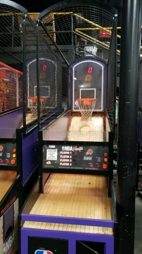 NBA HOOPS FULL SIZE BASKETBALL SPORTS ARCADE GAME PHOENIX SUNS