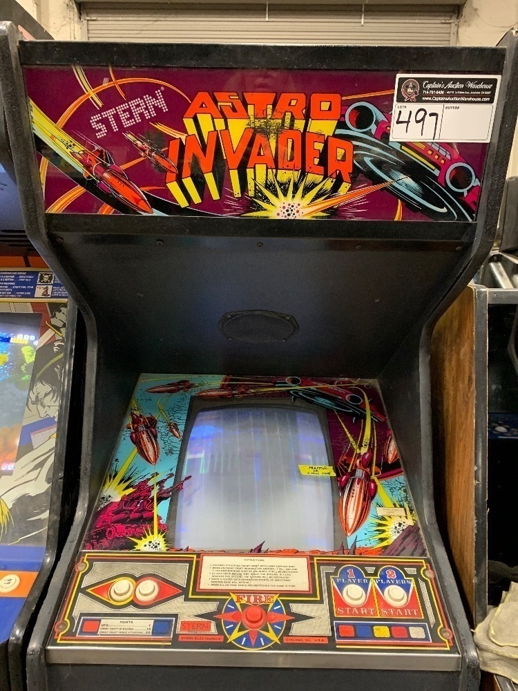 ASTRO INVADERS UPRIGHT ARCADE GAME PROJECT