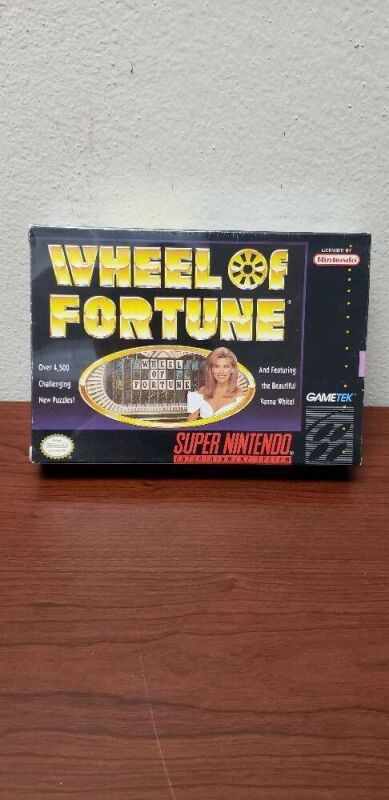 Super Nintendo - Wheel of Fortune 1992 RV Video Game Cartridge CIB