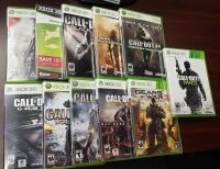 XBOX 360 - LOT of 11 GAMES CALL OF DUTY COLLECTION, MEDAL OF HONOR, GEARS OF WAR 3 - 2