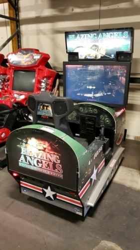 BLAZING ANGELS DX FIGHTER PILOT ARCADE GAME GLOBAL VR