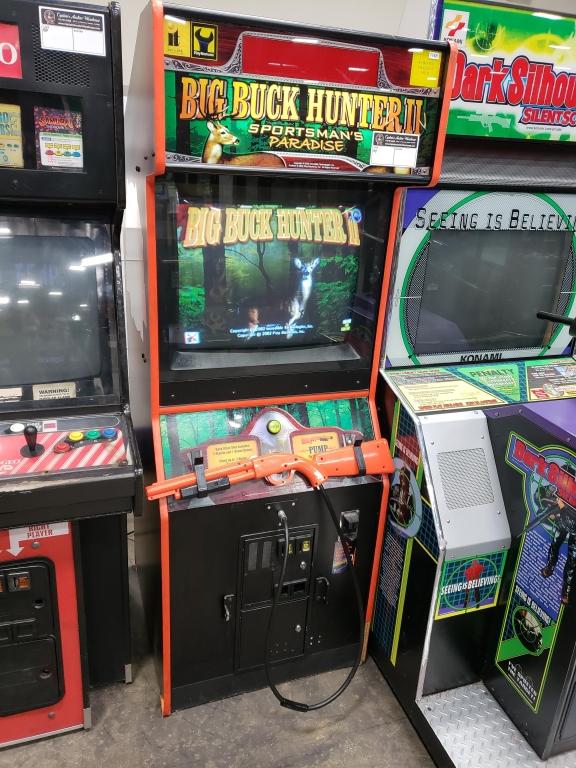 BIG BUCK HUNTER II UPRIGHT SHOOTER ARCADE GAME