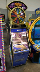 WHEEL OF FORTUNE SINGLE TICKET REDEMPTION PUSHER ARCADE #1