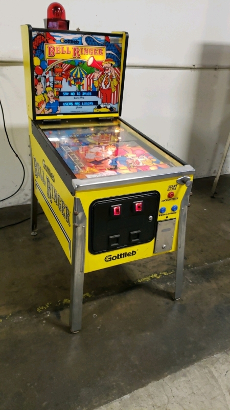 BELL RINGER MINI GOTTLIEB PINBALL REDEMPTION GAME