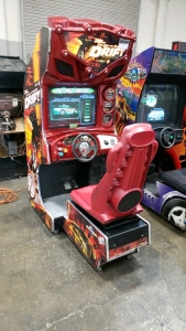 DRIFT FAST & FURIOUS DEDICATED RED CAB RACING ARCADE GAME