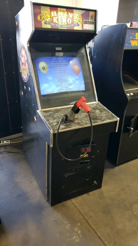 CARNIVAL KING UPRIGHT TARGET SHOOTER ARCADE GAME