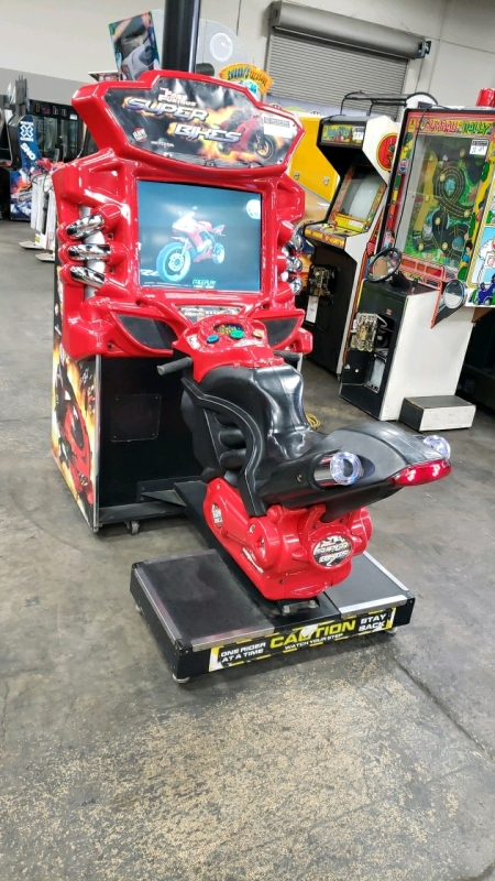 SUPER BIKES FAST & FURIOUS RACING ARCADE GAME RAW THRILLS