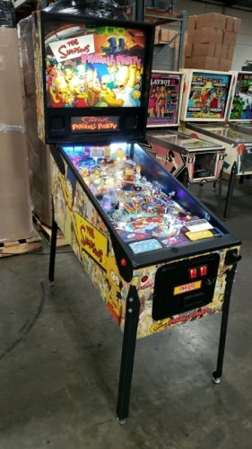 THE SIMPSON'S PINBALL PARTY PINBALL MACHINE STERN