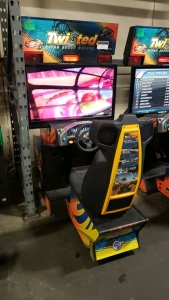 TWISTED NITRO DELUXE 46" LCD RACING ARCADE GAME GLOBAL VR #2