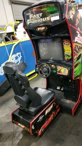 FAST & FURIOUS SITDOWN RACING ARCADE GAME RAW THRILLS PROJECT #2