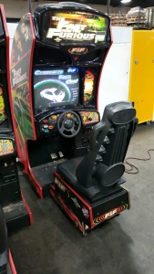 FAST & FURIOUS SITDOWN RACING ARCADE GAME RAW THRILLS #1