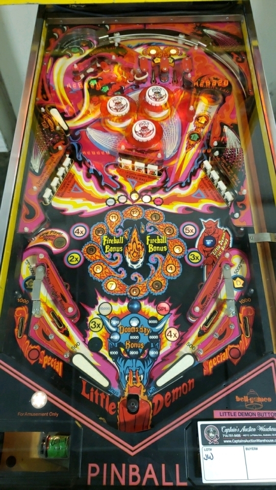 FIREBALL II PINBALL MACHINE CLASSIC BELL GAMES 1981