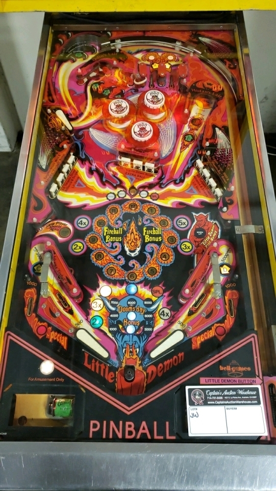 FIREBALL II PINBALL MACHINE CLASSIC BELL GAMES 1981