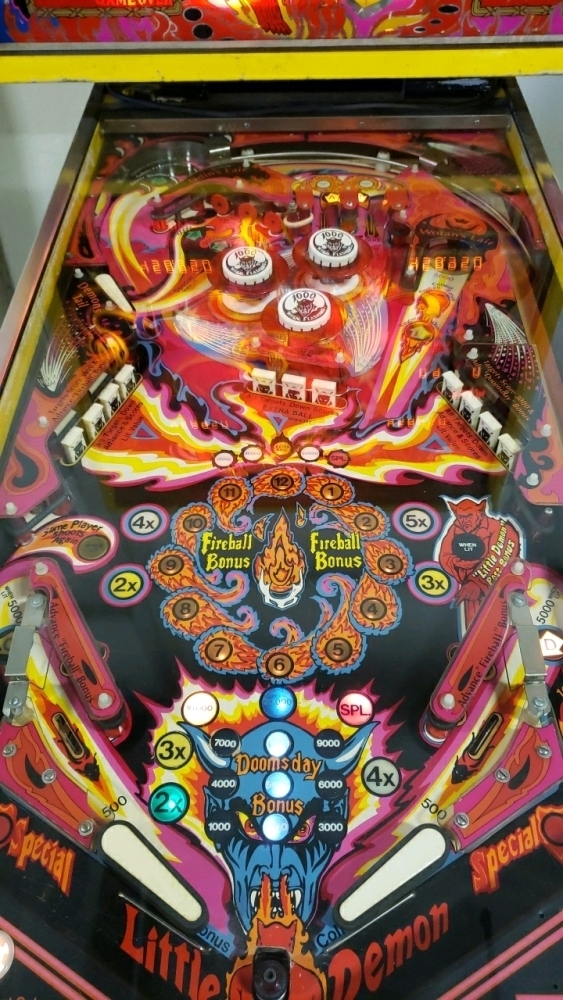［レア美品］BANZAI / FIREBALL II FIREBALL II PINBALL MACHINE CLASSIC BELL GAMES 1981