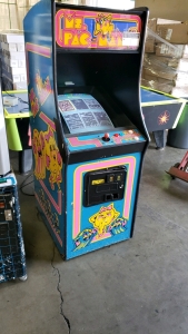 60 IN 1 CLASSIC ARCADE GAME MS PAC-MAN CAB CRT 25" MONITOR