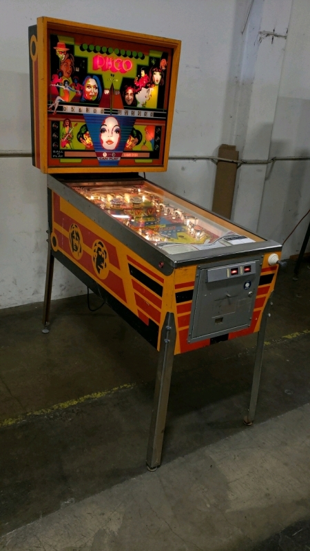 DISCO 2 PLAYER ELECTRO MECHANICAL PINBALL MACHINE STERN 1977