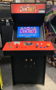 THE COWBOYS OF MOO MESA 4 PLAYER ARCADE GAME W/ LCD