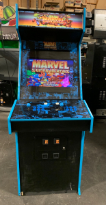 MARVEL SUPER HEROS UPRIGHT ARCADE GAME W/ LCD