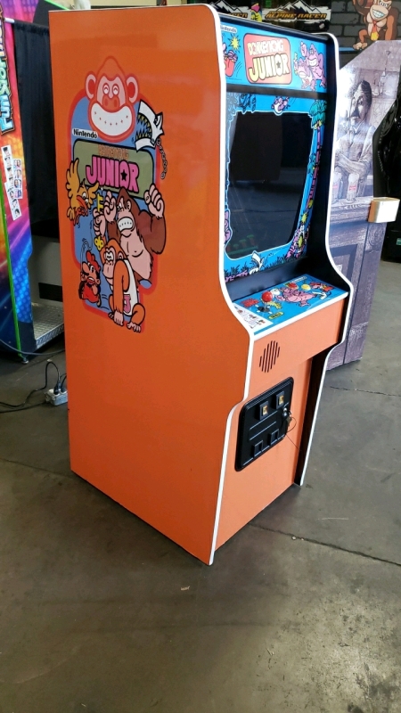 DONKEY KONG JR. UPRIGHT NINTENDO STYLE ARCADE GAME W/ LCD