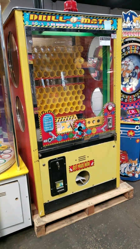 DRILL-O-MATIC PRIZE MERCHANDISER ARCADE GAME BENCHMARK