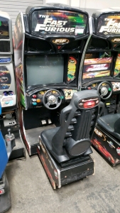 FAST & FURIOUS SITDOWN RACING ARCADE GAME RAW THRILLS