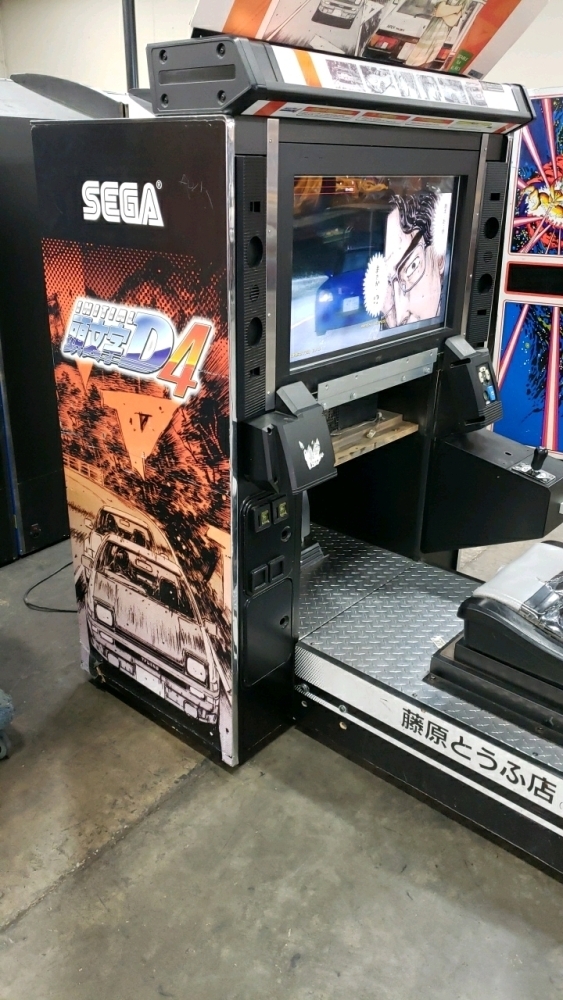 アイデアル社キャプテンアクションD INITIAL D4 ARCADE GAME PROJECT WORKING