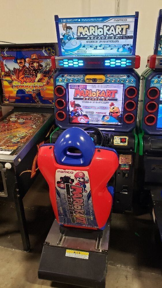 Mario Raching Arcade Machine MARIO KART ARCADE GP SITDOWN RACING ARCADE GAME NAMCO